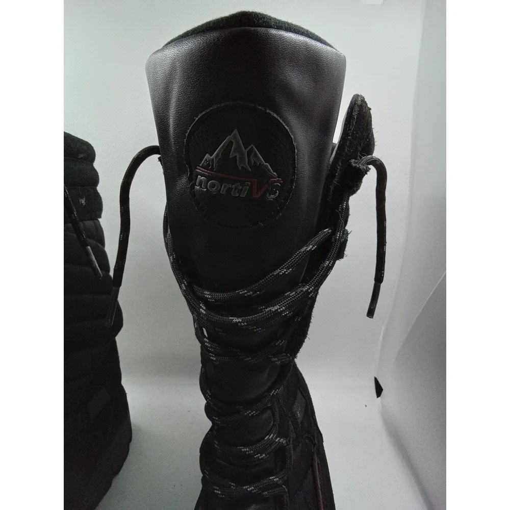 Nortiv8 Thinsulate Boot Ladies Size 9-Quilted Top-Lace Up-Water resistant-11 in.